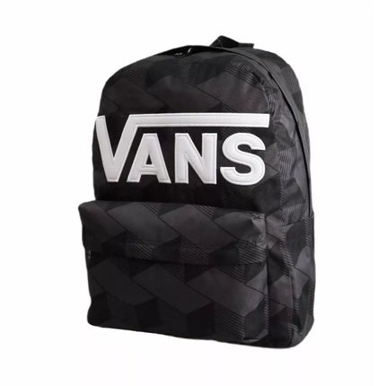 Vans Old Skool Drop V 22 L Black/Asphalt Urban School Backpack - VN000H4ZKOU1