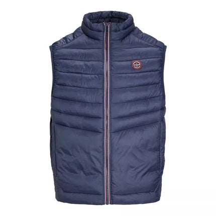 Jack & Jones JJEMULTI BODYWARMER COLLAR NOOS 12258457 NAVY BLAZER/TRUE RED