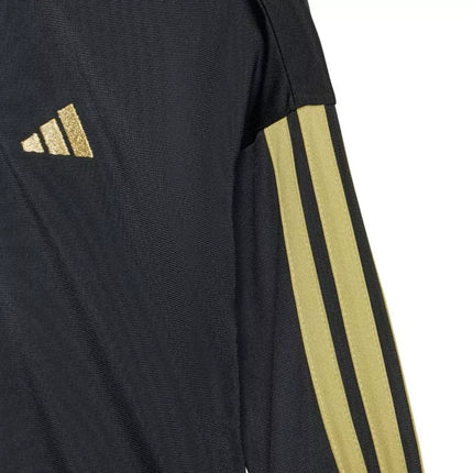 adidas Essentials Climacool Kids Tracksuit Black and Gold JC8857