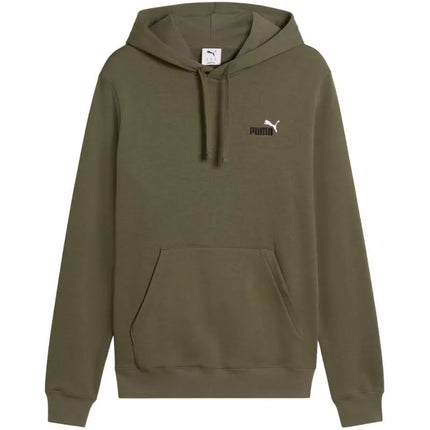 Men's Puma ESS 2 Color Small No. 1 Logo Hoodie olive 684719 81