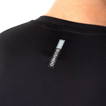Rashguard, juoda, trumpos rankovės, BlackRS - S