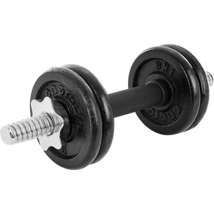 CAST IRON DUMBBELL 15 KG (2x7.5 KG) ENERO FIT CASE