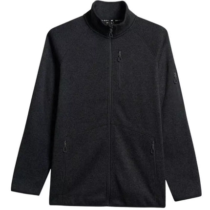 Men's fleece 4F M443 deep black melange 4FWSS26TFLEM443 20M