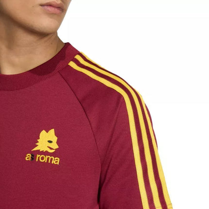 Men's adidas AS Roma Originals Tee burgundy JZ7185