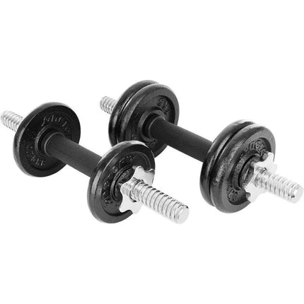 CAST IRON DUMBBELL 15 KG (2x7.5 KG) ENERO FIT CASE