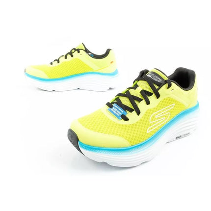Vyriški Skechers Max Cushioning lengvi laimo spalvos bėgimo bateliai
