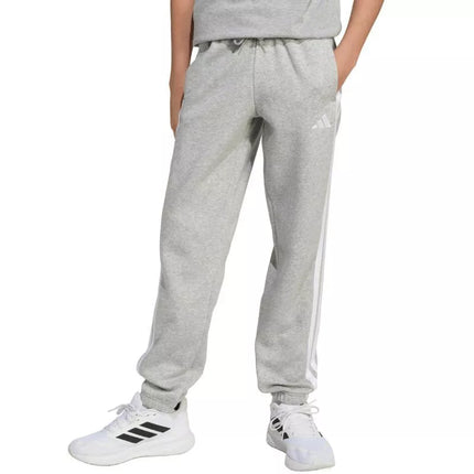 adidas Essentials šviesiai pilkos vaikiškos kelnės JY4995