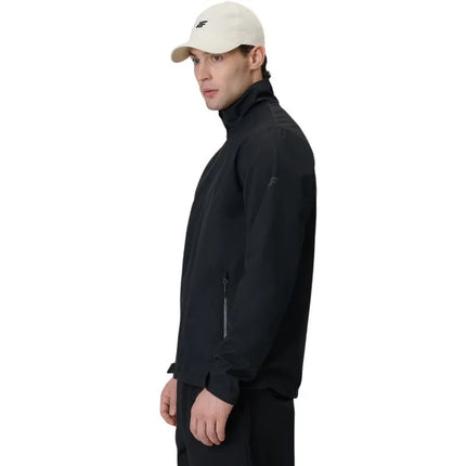 Vyriška „softshell“ striukė 4F M548, sodriai juoda 4FWSS26TSOFM548 20S
