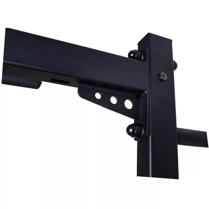 WOODEN AND METAL GYMNASTIC WALL BAR WITH WOODEN BAR AND ACCESSORIES BENCHK 221B A076