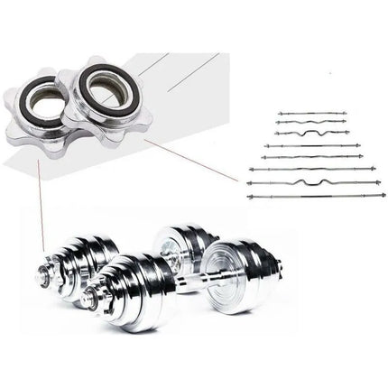 Chromuotas spaustuvas strypui, 1 vnt., BEST SPORTING, 30mm