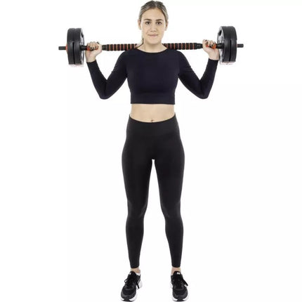 Sulankstoma kompozitinė štanga 20 kg PURE 2 IMPROVE