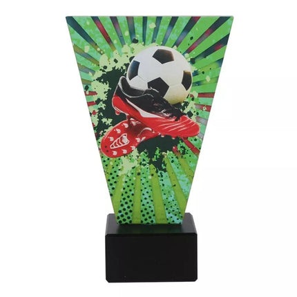 Stiklinis futbolo trofėjus Triumfas