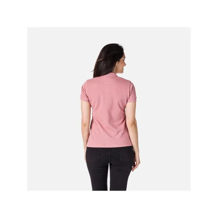 ROSSIGNOL W Logo Polo Shirt Pink