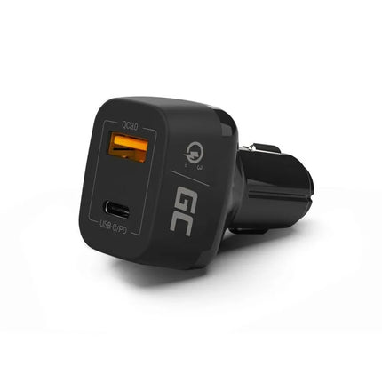 GREEN CELL USB-C CAR CHARGER 30W PD + USB