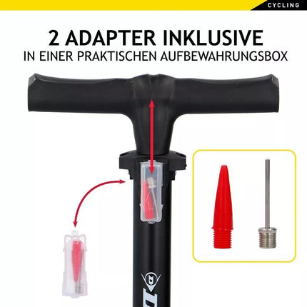 DUNLOP Serviso ir dviračio pompa 174psi (12bar)