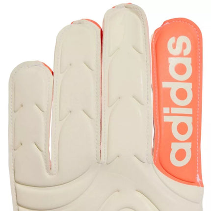 adidas Copa Glove Club goalkeeper gloves white and orange JN5339