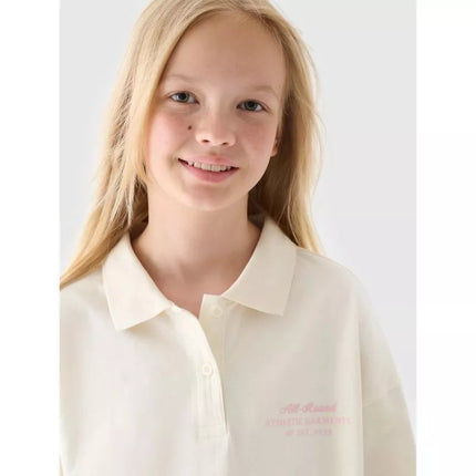 Girls' longsleeve plain 4F Junior 4FJRAW24TLONF438-11S