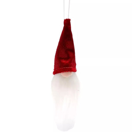 DECORATIVE PENDANT SANTA CLAUS 11CM RED