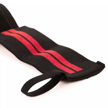 Elastic Wrist Supports/Grips | Black/Red