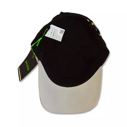Hugo Boss Drąsiai išlenkta beisbolo kepuraitė, juoda - 50495855-001