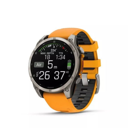 Garmin Fenix 8 47mm AMOLED - Safyrinis Titanas