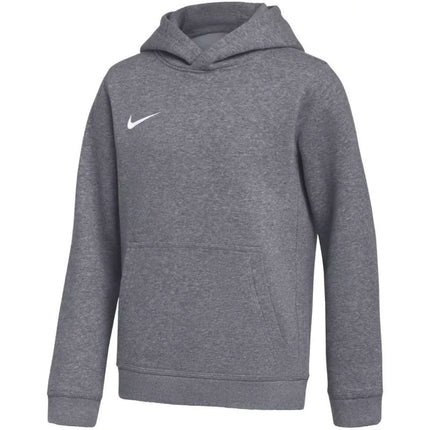 Nike Park 26 Fleece džemperis su gobtuvu vaikams, pilkas IB1226 071