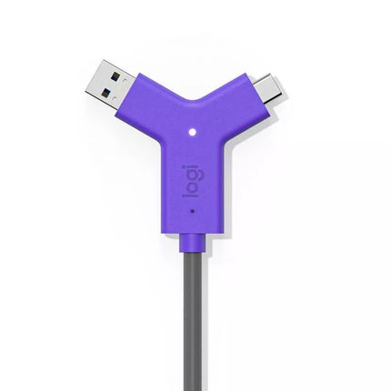 Logitech Swytch AV siųstuvas ir imtuvas, juoda, violetinė