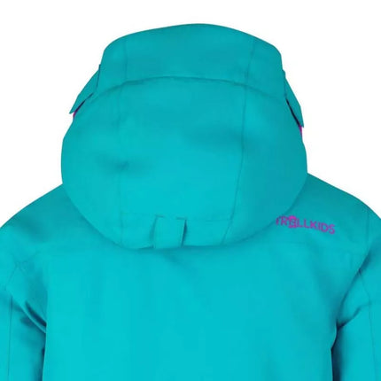 Trollkids Kids Holmenkollen Snow Jacket Pro with Hood, Turquoise (913-125)