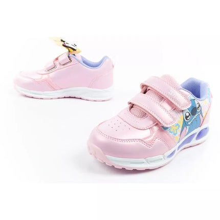 Leomil Stitch children's sports shoes, lightweight sneakers with Velcro LED