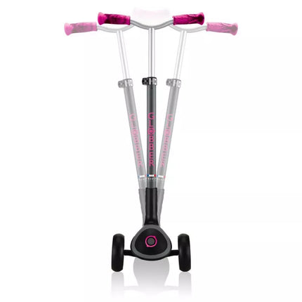 Globber Master Prime 3 ratų paspirtukas / juodas - neoninis rožinis 664-110