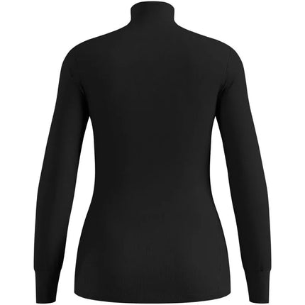 Odlo BL TOP ilgomis rankovėmis, aukšta apykakle, ACTIVE WARM ECO moteriški marškinėliai, dydis S, juodi