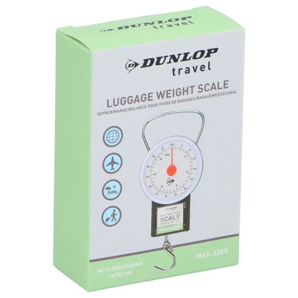 DUNLOP TOURIST SCALE WITH MEASUREMENT MAX 32 KG