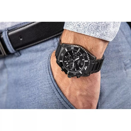Men's Watch Giewont Chronograph Sapphire Black GW3970-B4