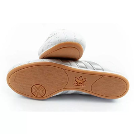 Adidas women's sports shoes Taekwondo Lace white fashionable leather