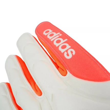 adidas Copa League Goalkeeper Gloves White and Orange JN5343
