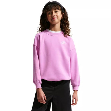 Nike Sportswear Club Fleece Kids' Sweatshirt Pink FD2923 503