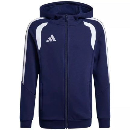 adidas Tiro 26 League Sweat Full Zip Hoodie for Kids Navy Blue KF3322