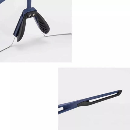 Rockbros 10174 UV400 Cycling Glasses - Blue