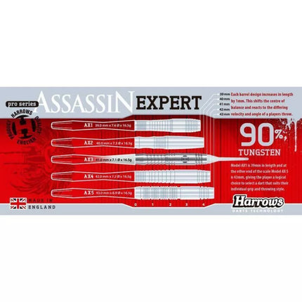 Harrows Assassin Expert Darts 90% Softip HS-TNK-000013220