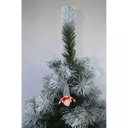 Dekoratyvinė lėlė su rankine, raudona mergaitė, 7.5 cm
