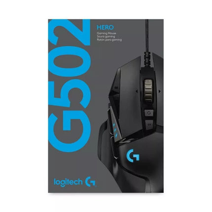 Logitech G502 Gaming HERO EU Pelė 910-005471 (optinis; 16000 DPI; juodas)