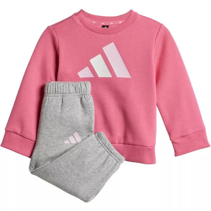 Adidas Essentials Rožinis ir pilkas vaikiškas treningas JY0303