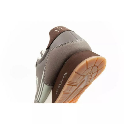 US Polo Assn sports shoes sneakers men's fashionable comfortable brown