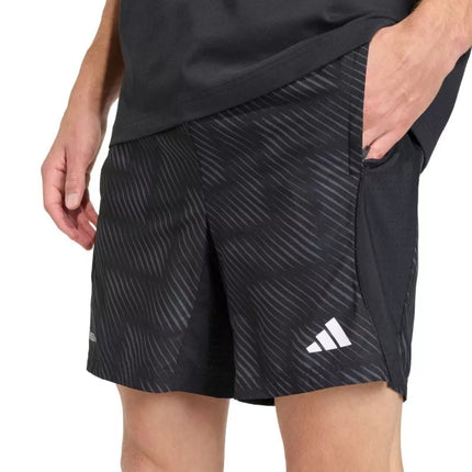 Men's adidas Tech Intensity Aop Shorts Black KB3123