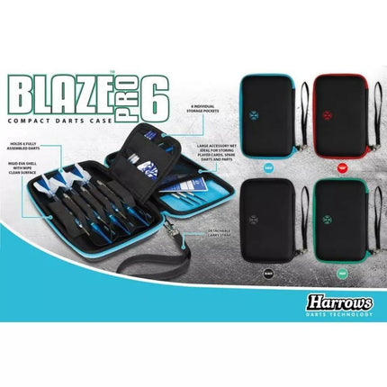 Harrows Blaze Pro 6 dėklas smiginio dėklas