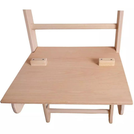 WOODEN PULL-UP LADDER WITH DESK BENCHK 112