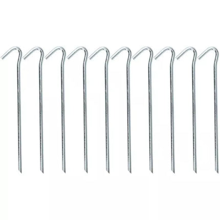 Palapinės kuoliukai 23 cm, metaliniai, 10 vnt. rinkinys, REDCLIFFS