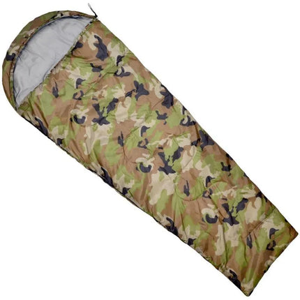 CAMO TOURIST SLEEPING BAG 210x80x50CM WITH ENERO CAMP COMPRESSION
