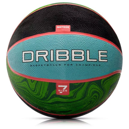 Meteor Dribble Krepšinio Kamuolys Mėlyna/Žalia