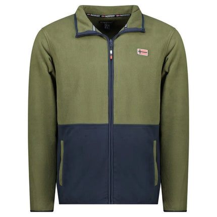 Geographical Norway Men's Fleece Touki Fz Kaki Db Men 233 kaki (WZ6702H/GN-Kaki)